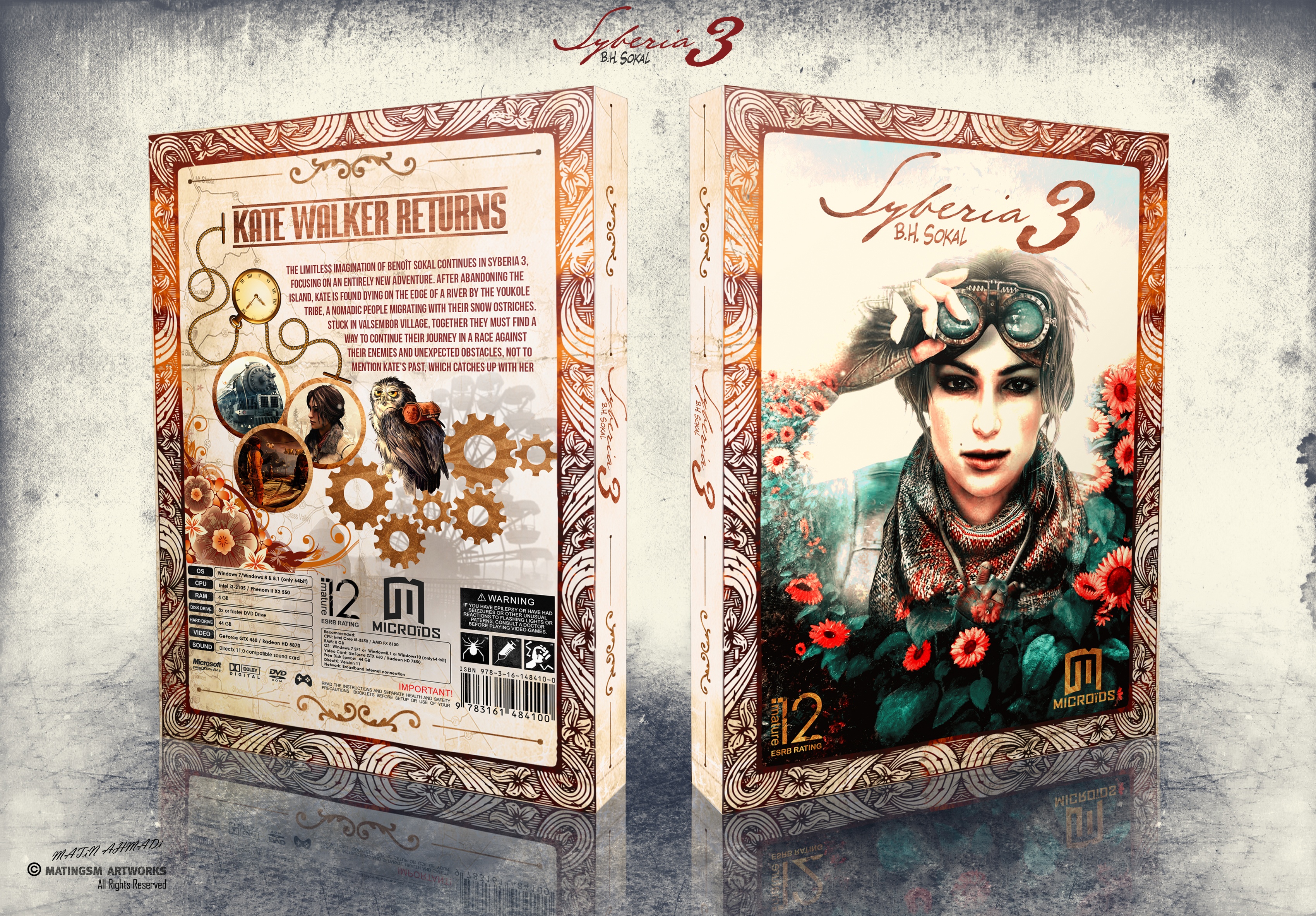 Syberia 3 box cover