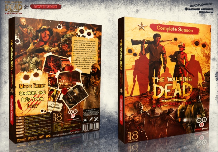 The Walking Dead A New Frontier Complete box art cover