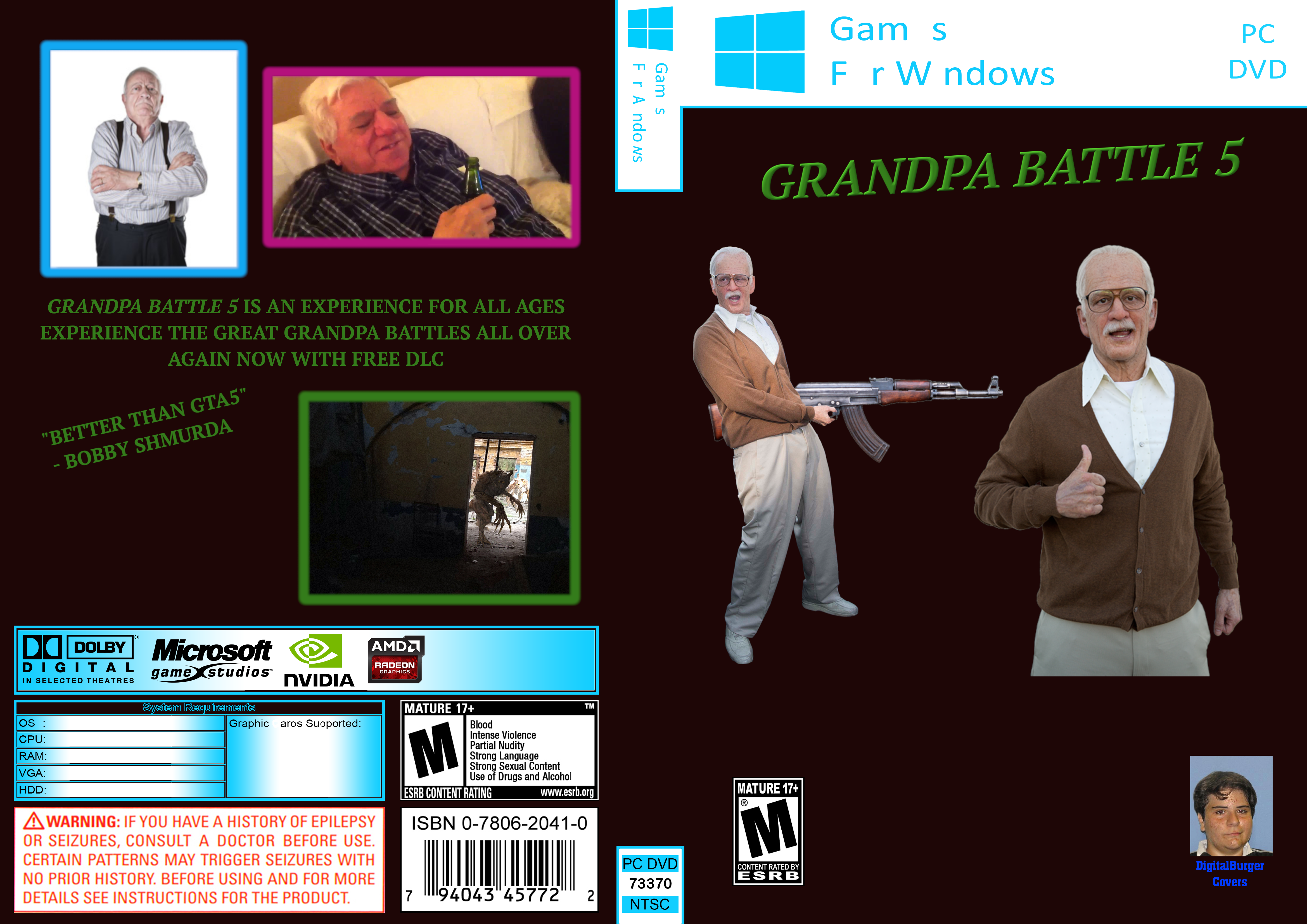 Grandpa Battle 5 box cover