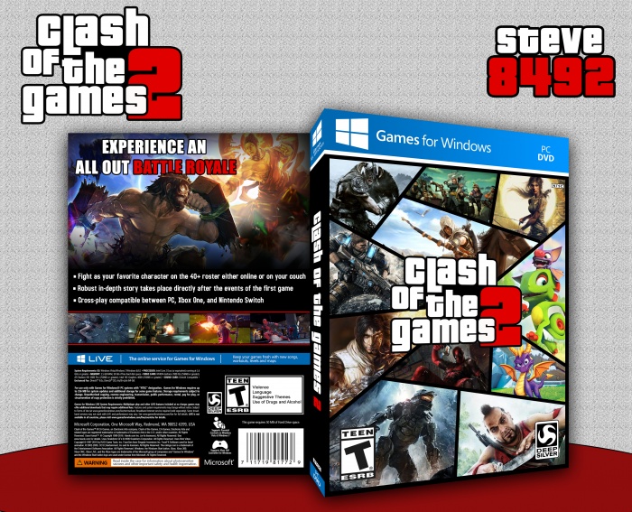 Clash Of The Games 2 box art cover