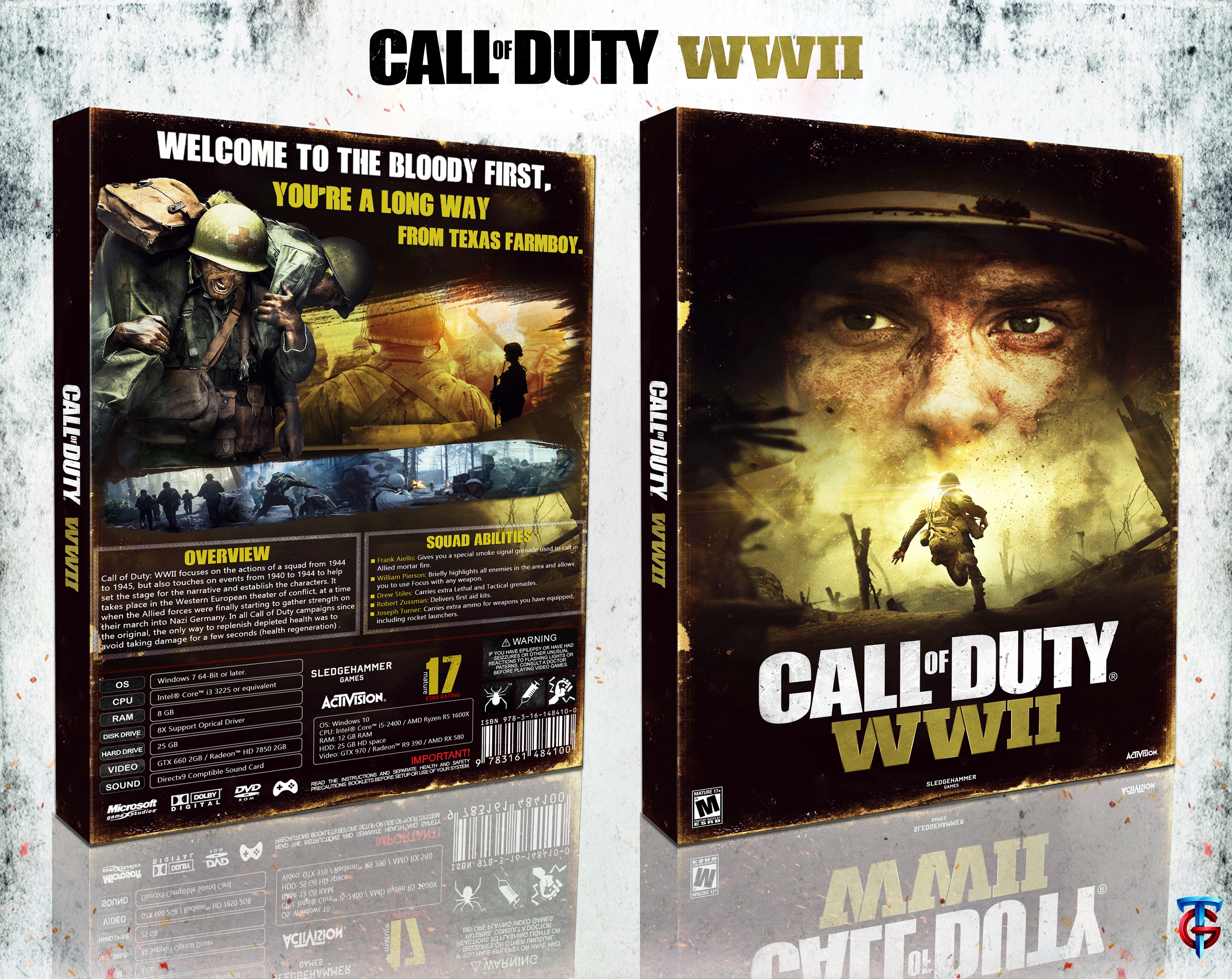 Call of Duty WWII box cover