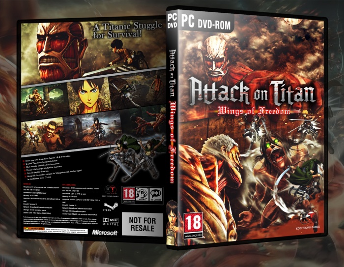 Attack on Titan: Wings of Freedom box art cover