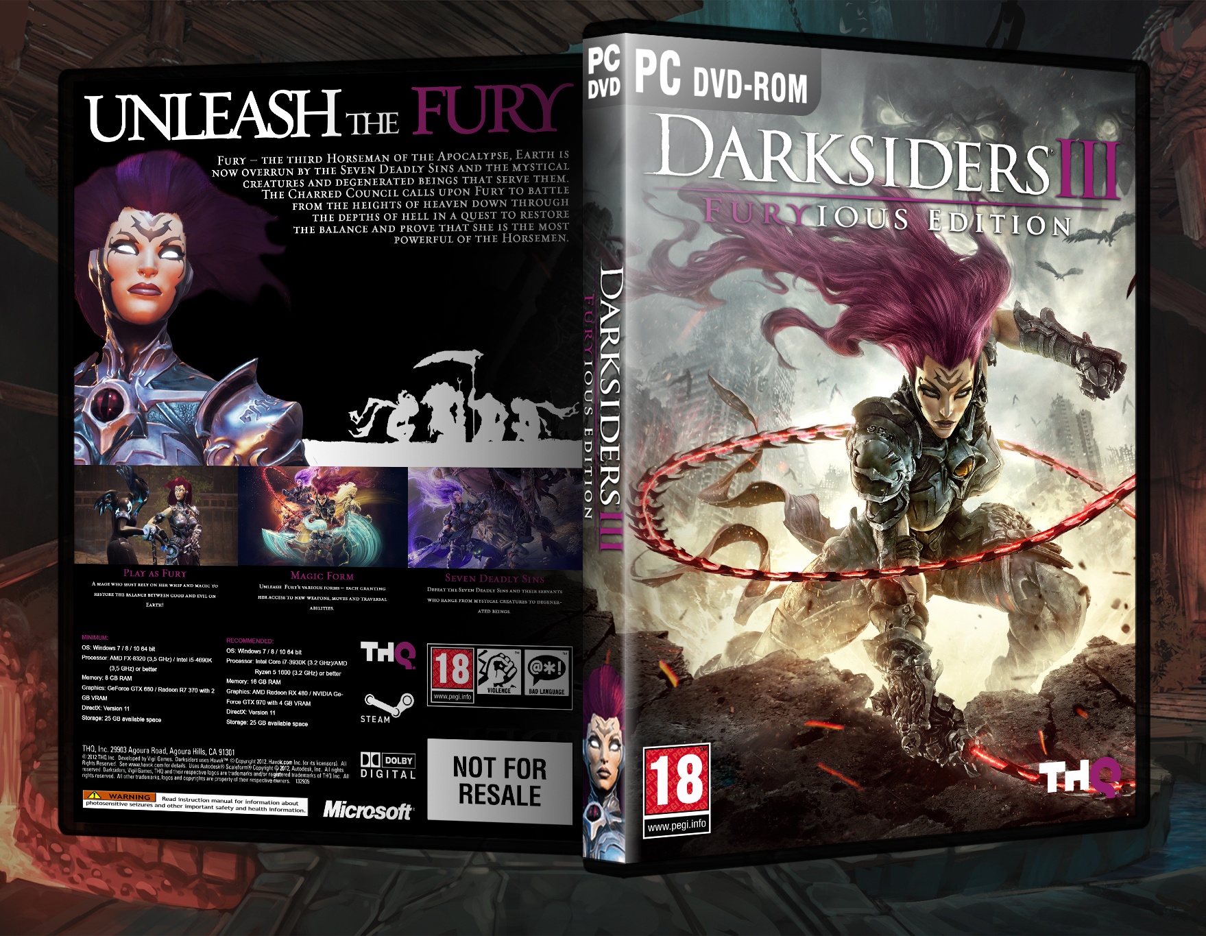 Darksiders III Furyious Edition box cover