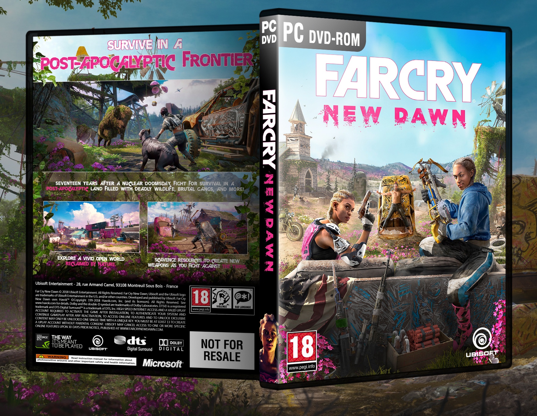 Far Cry New Dawn box cover