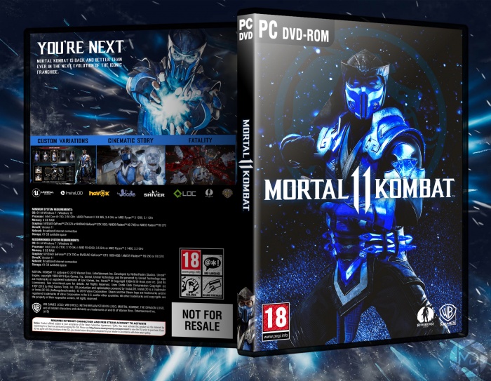 Mortal Kombat 11 box art cover