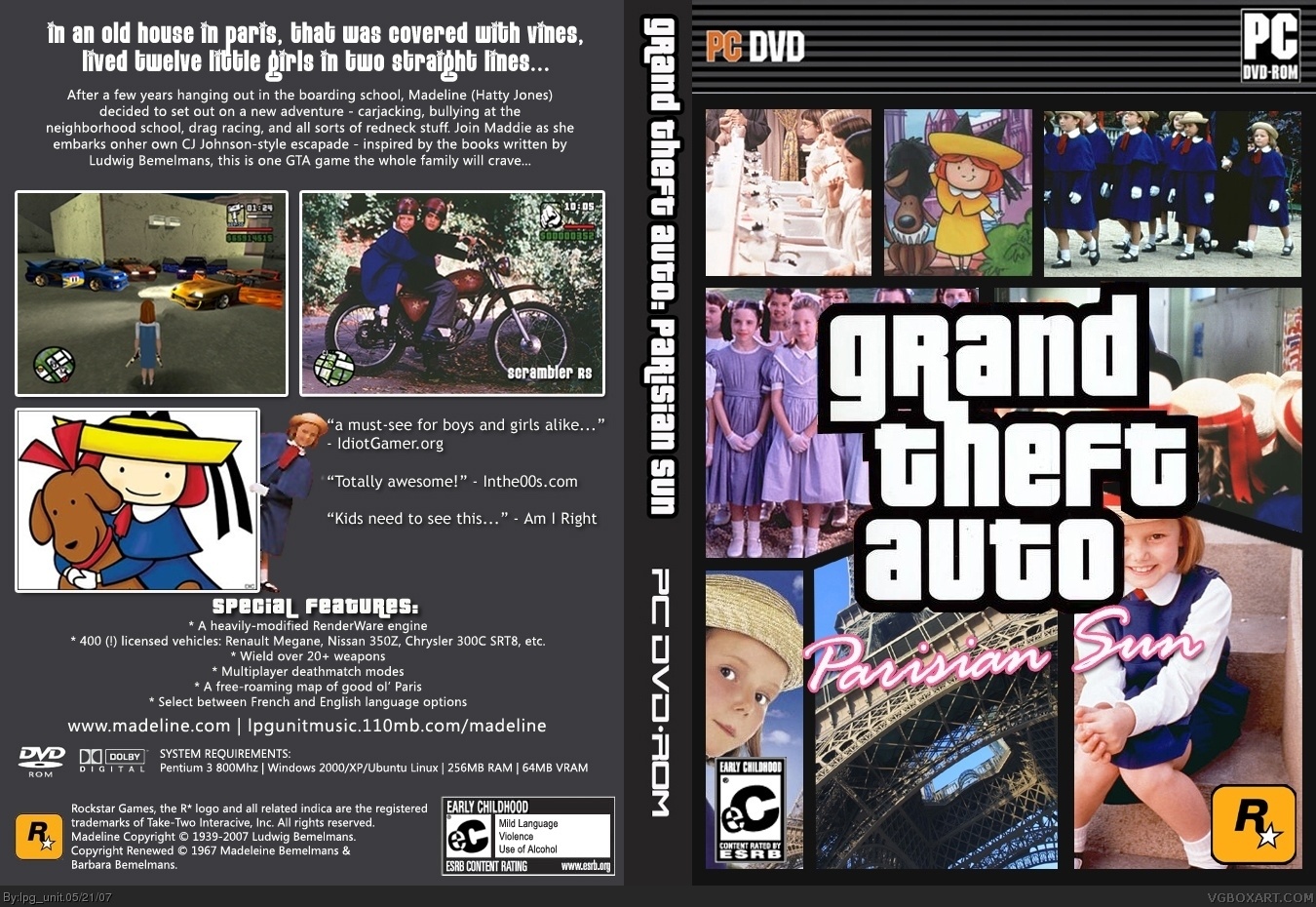 Grand Theft Auto box cover