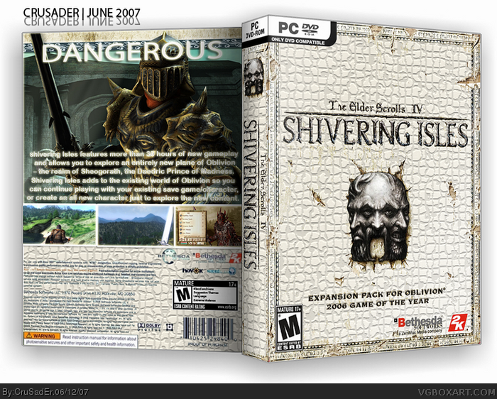The Elder Scrolls IV: Shivering Isles box art cover