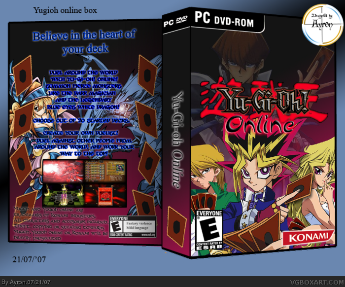 Yu-Gi-Oh Online box art cover