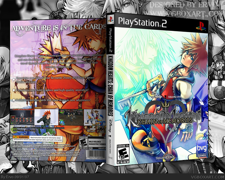 Kingdom Hearts: Chain of Memories box cover