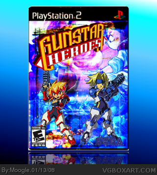 Gunstar Heroes box cover