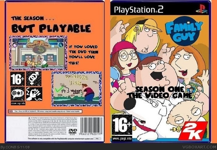 Family Guy: Season 1 The Video Game box art cover