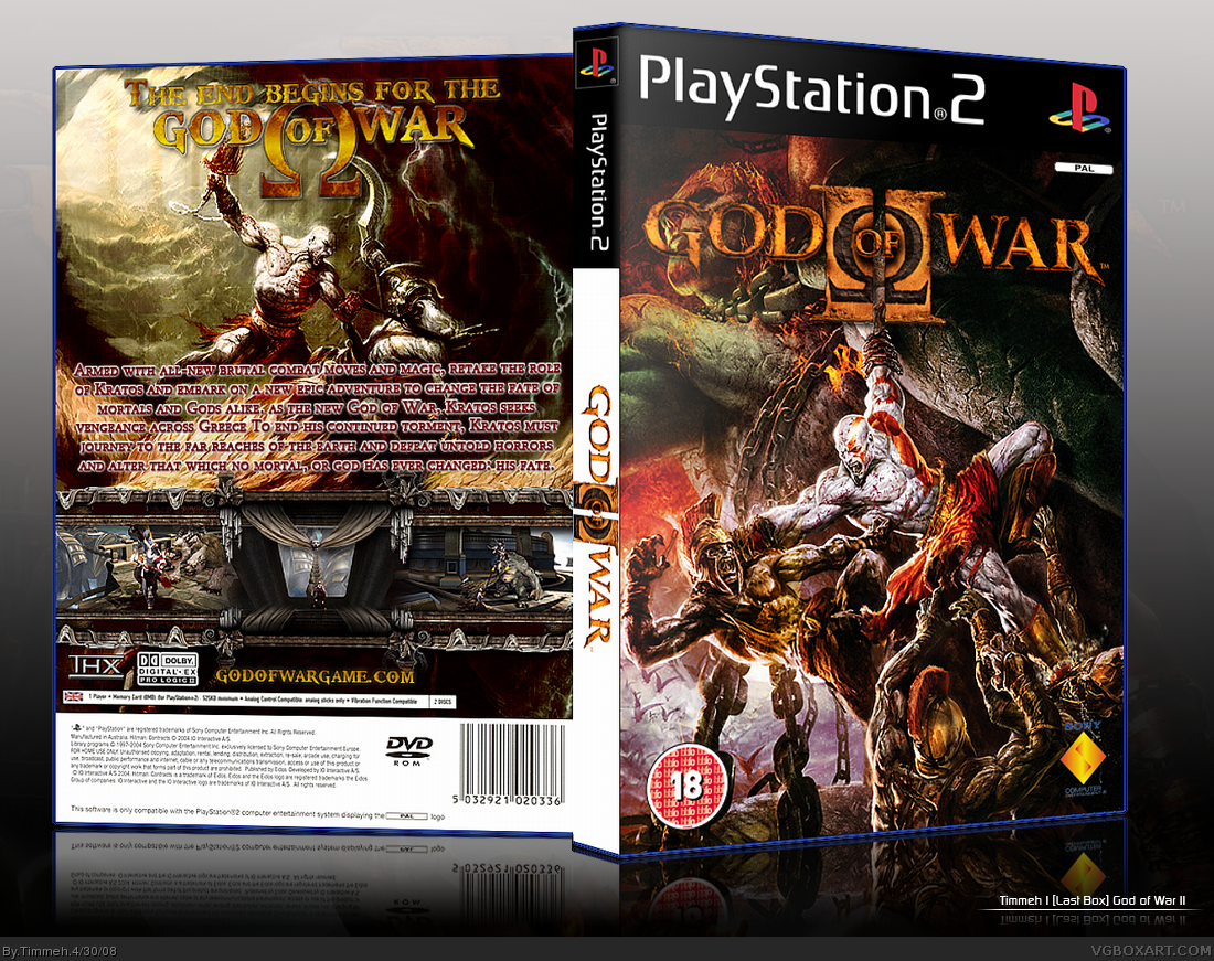 God of War II box cover