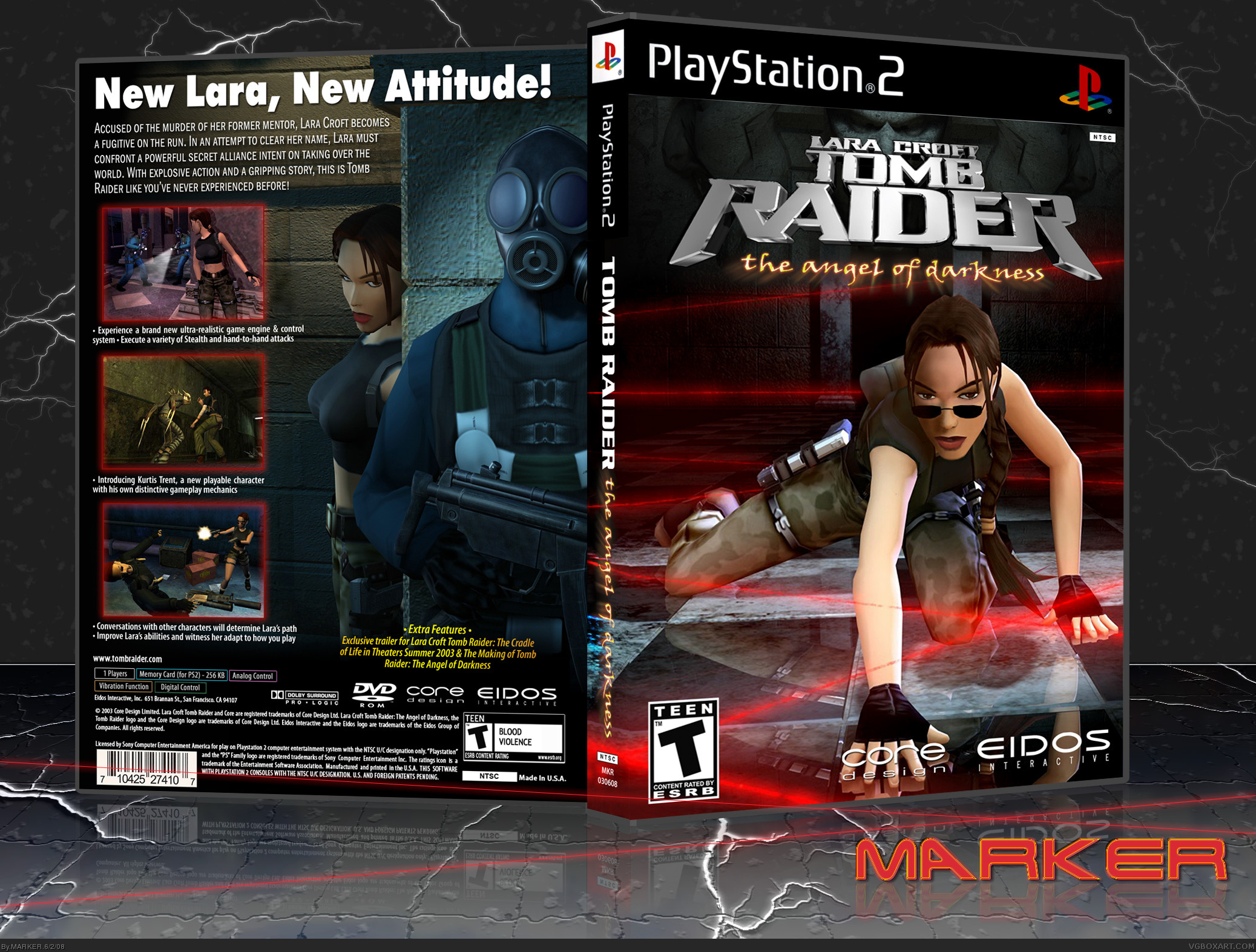 Tomb Raider: The Angel Of Darkness box cover