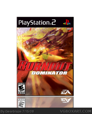 Burnout Dominator box cover