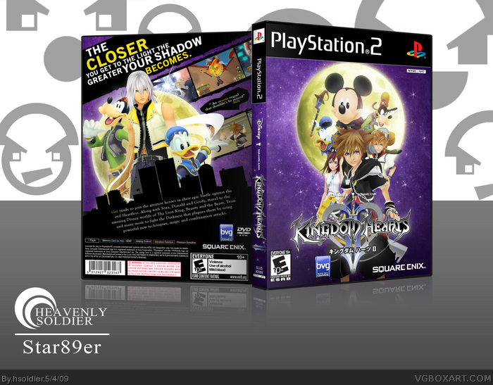 Kingdom Hearts 2 box art cover