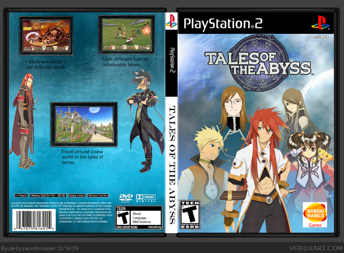 Tales of the Abyss box art cover