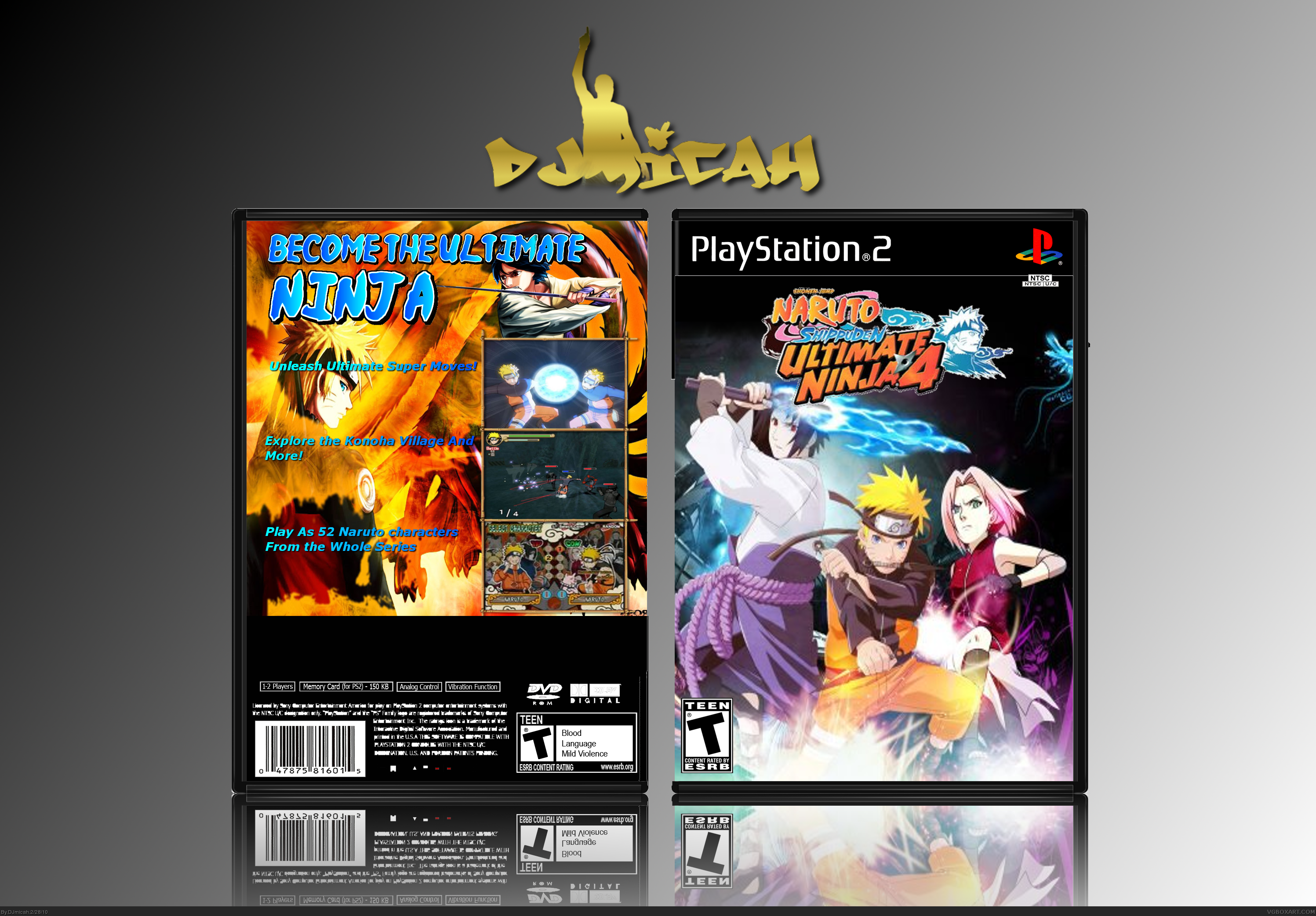 Naruto Shippuden: Ultimate Ninja 4 box cover