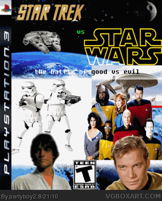STAR TREK vs STAR WARS box cover
