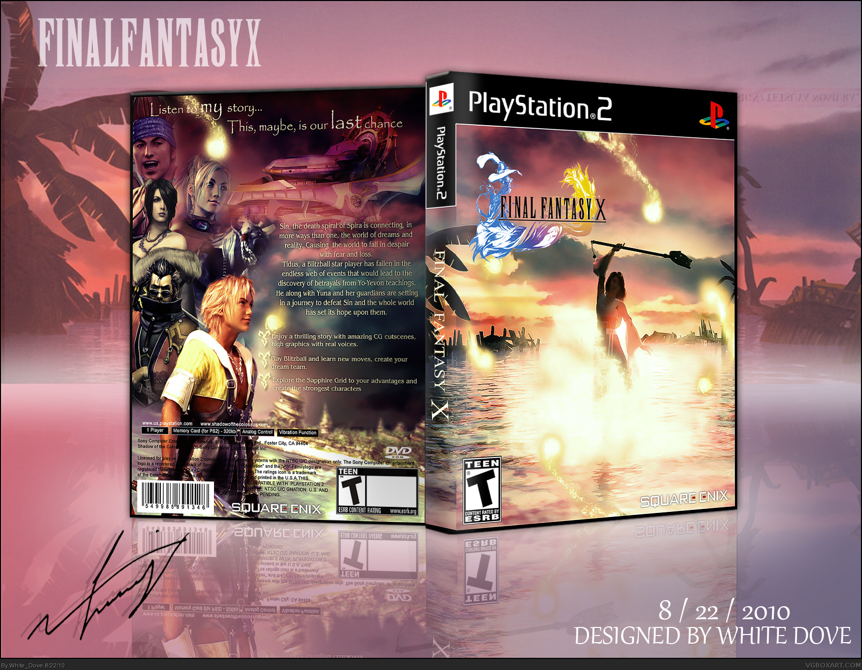 Final Fantasy X box cover