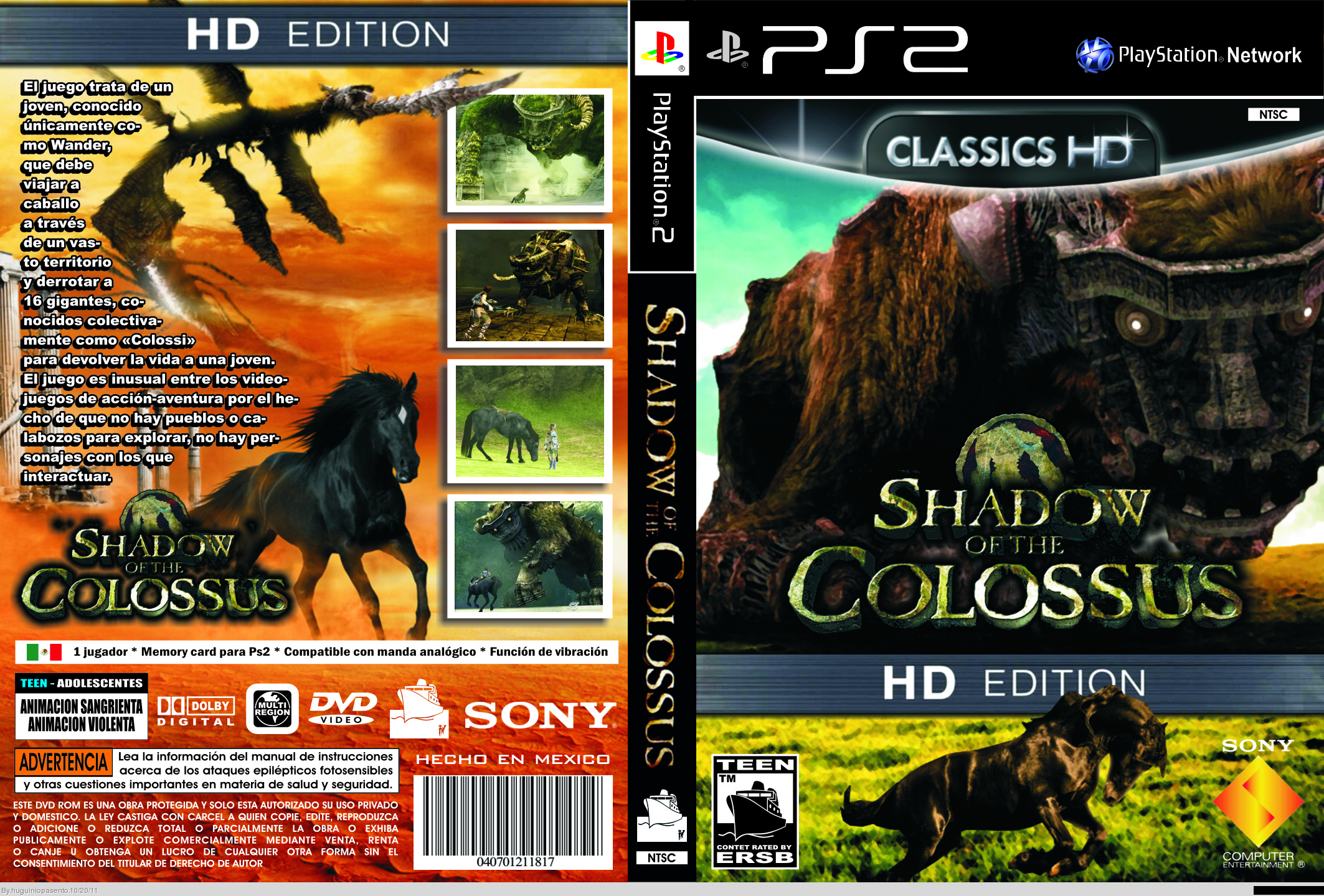 Shadow of the Colossus box cover