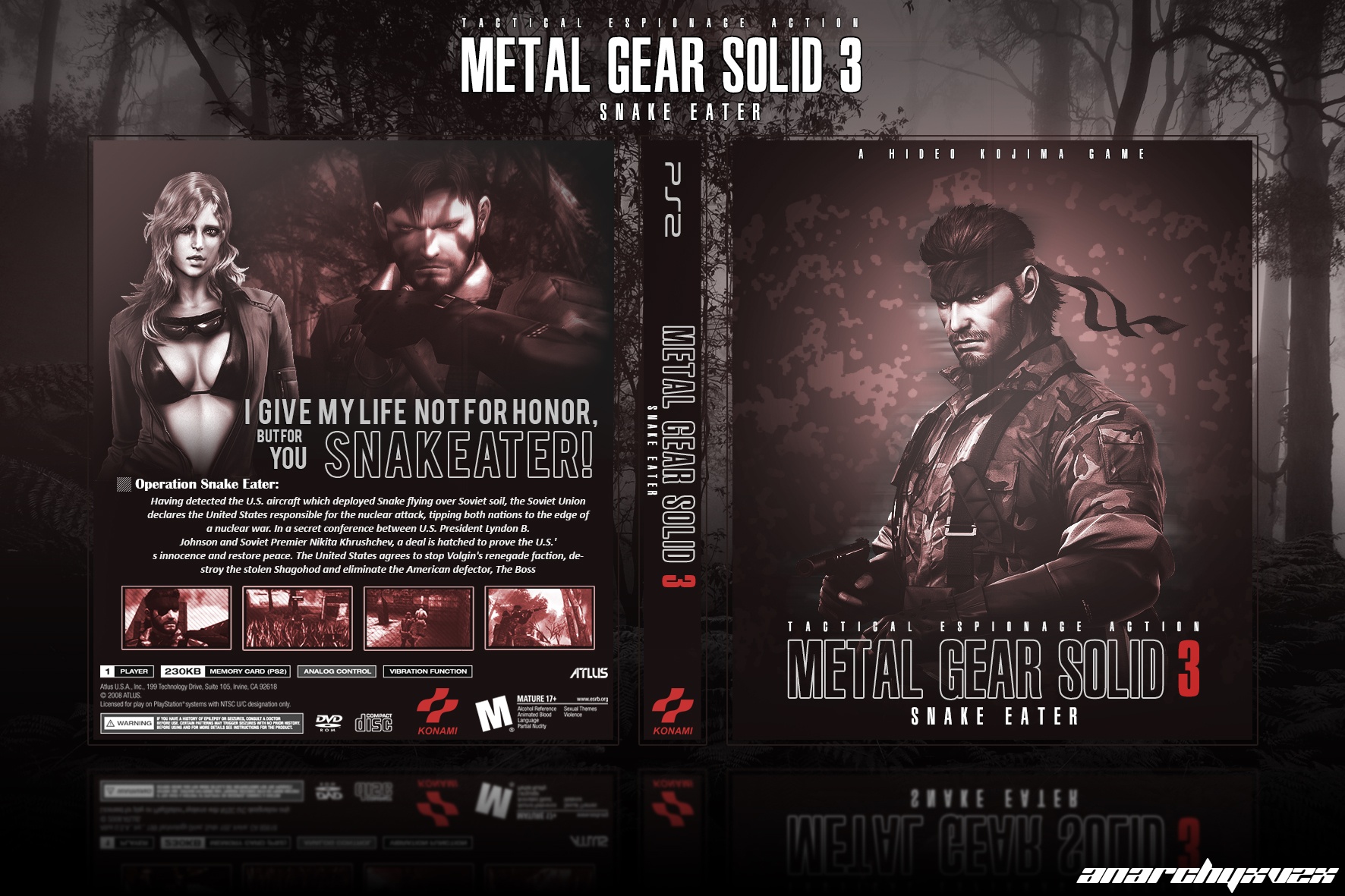 METAL GEAR SOLID 3 - Snake Eater box cover