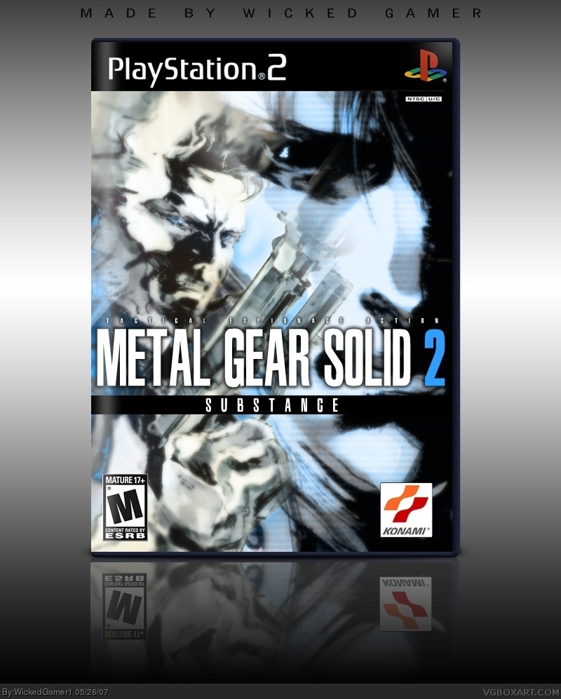 Metal Gear Solid 2: Substance box cover
