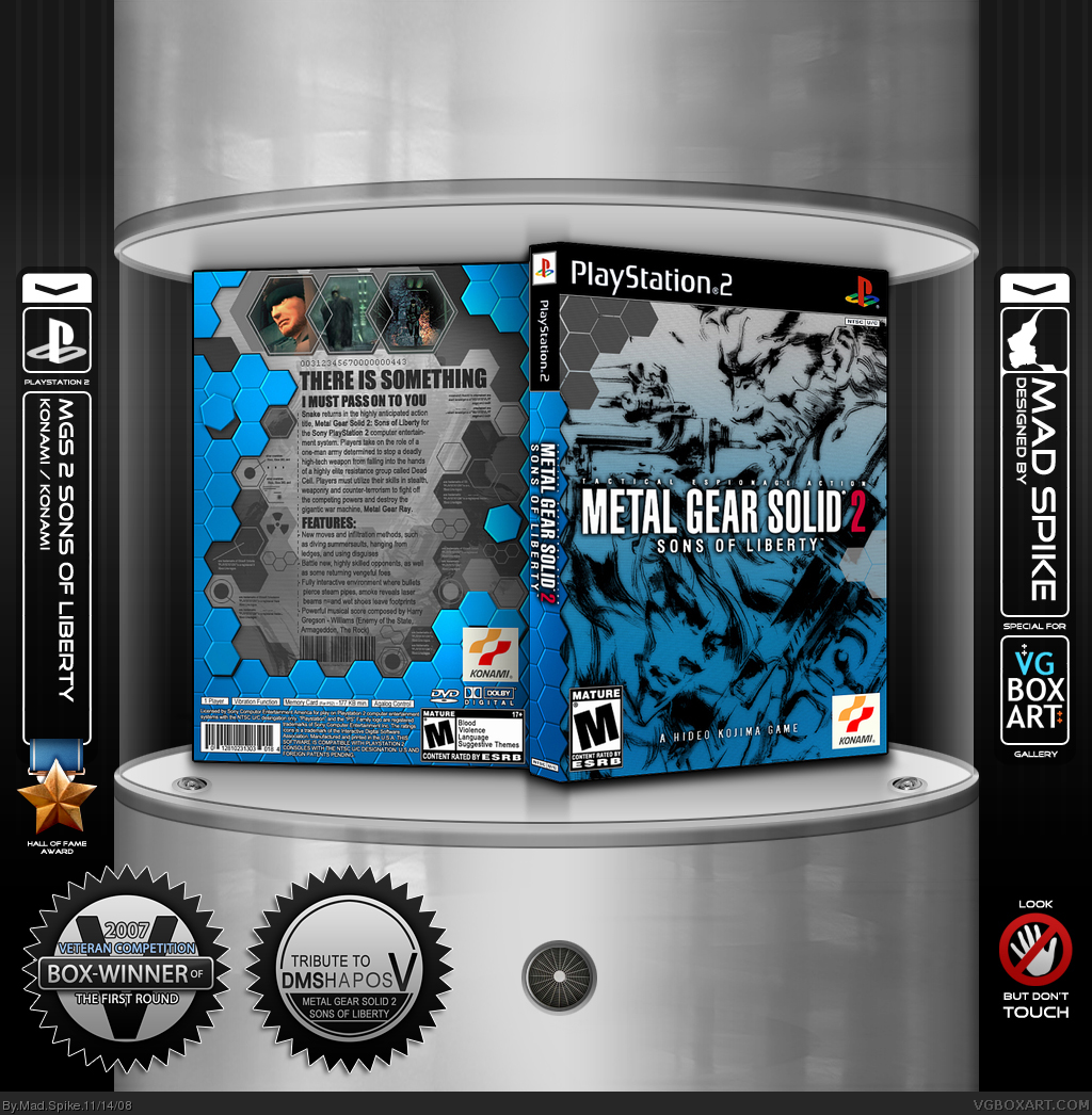 Metal Gear Solid 2: Sons of Liberty box cover