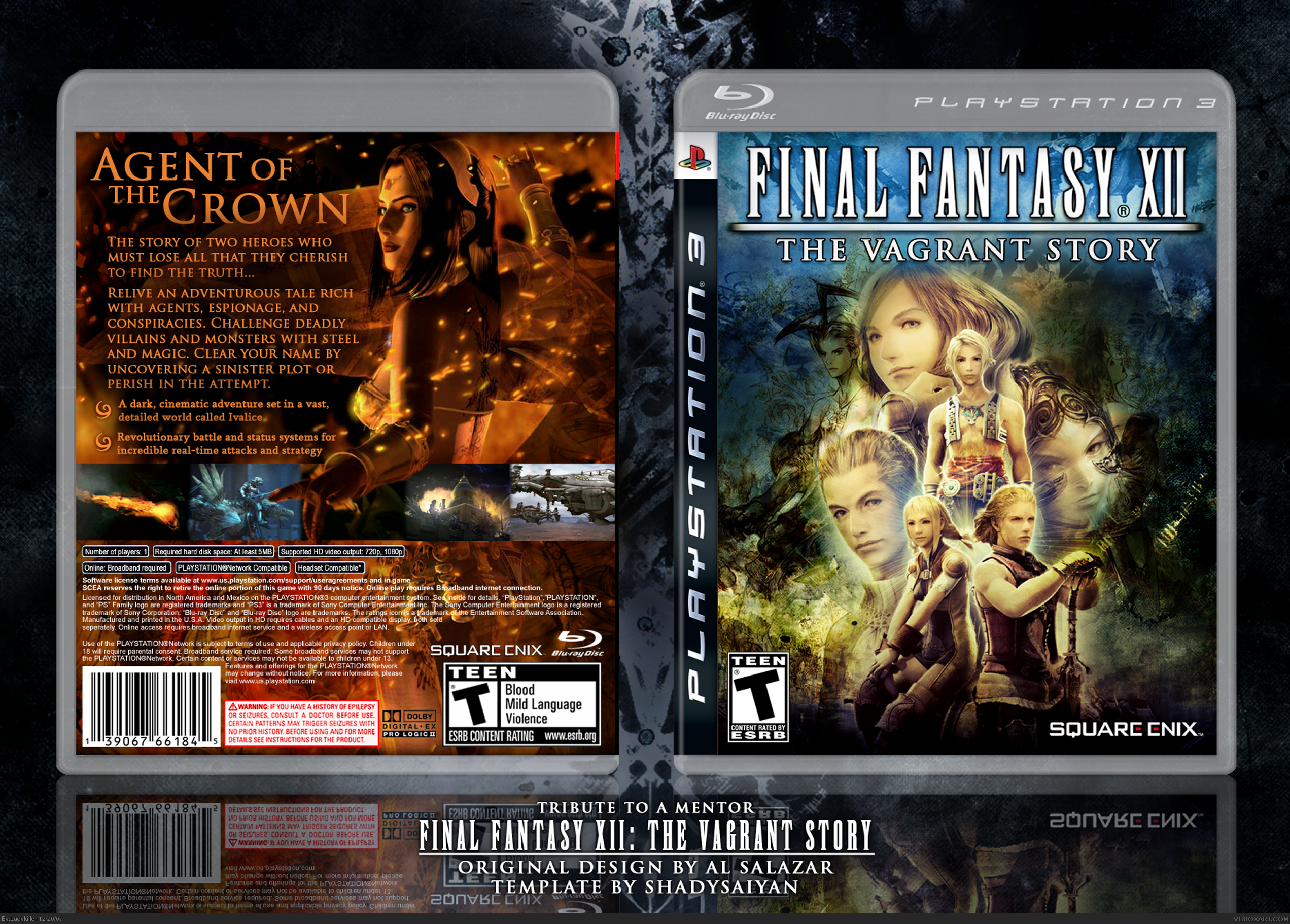 Final Fantasy XII: The Vagrant Story box cover