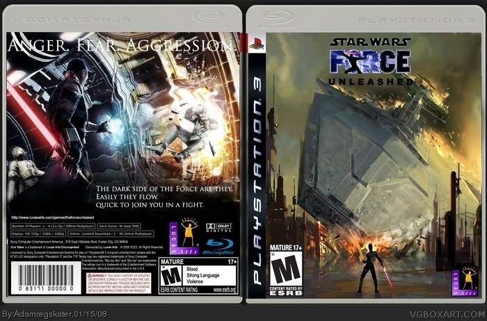 Star Wars: The Force Unleashed box art cover