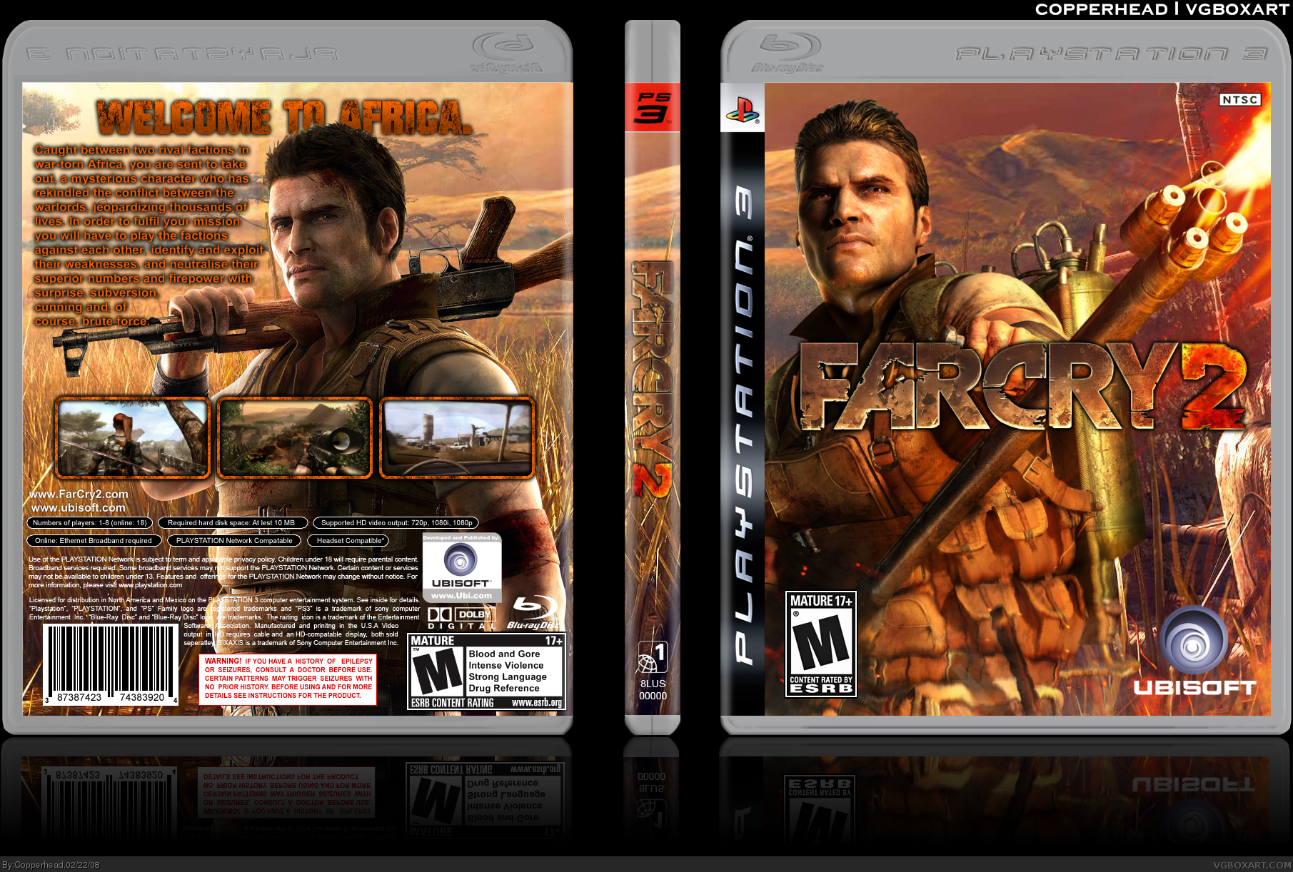 Far Cry 2 box cover