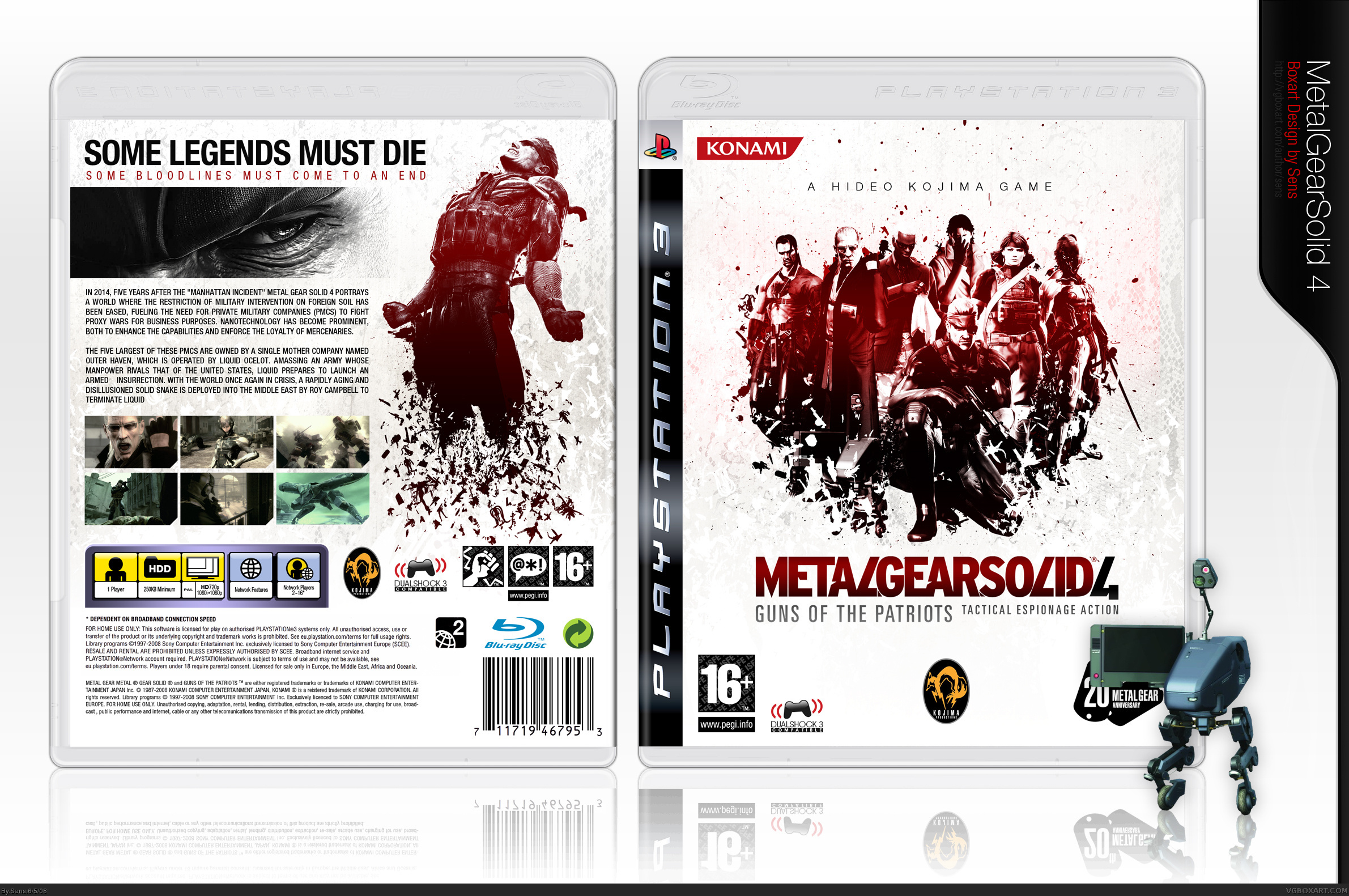 Metal Gear Solid 4: Guns Of The Patriots box cover