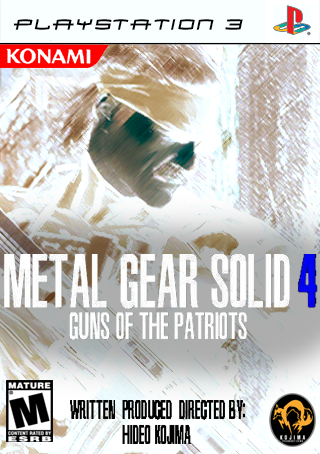 Metal Gear Solid 4: Guns of the Patriots box cover