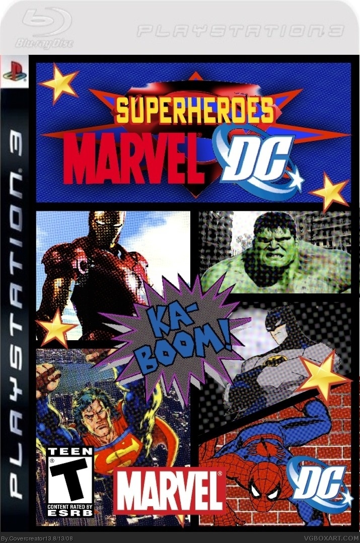 Superheroes Marvel vs DC box cover