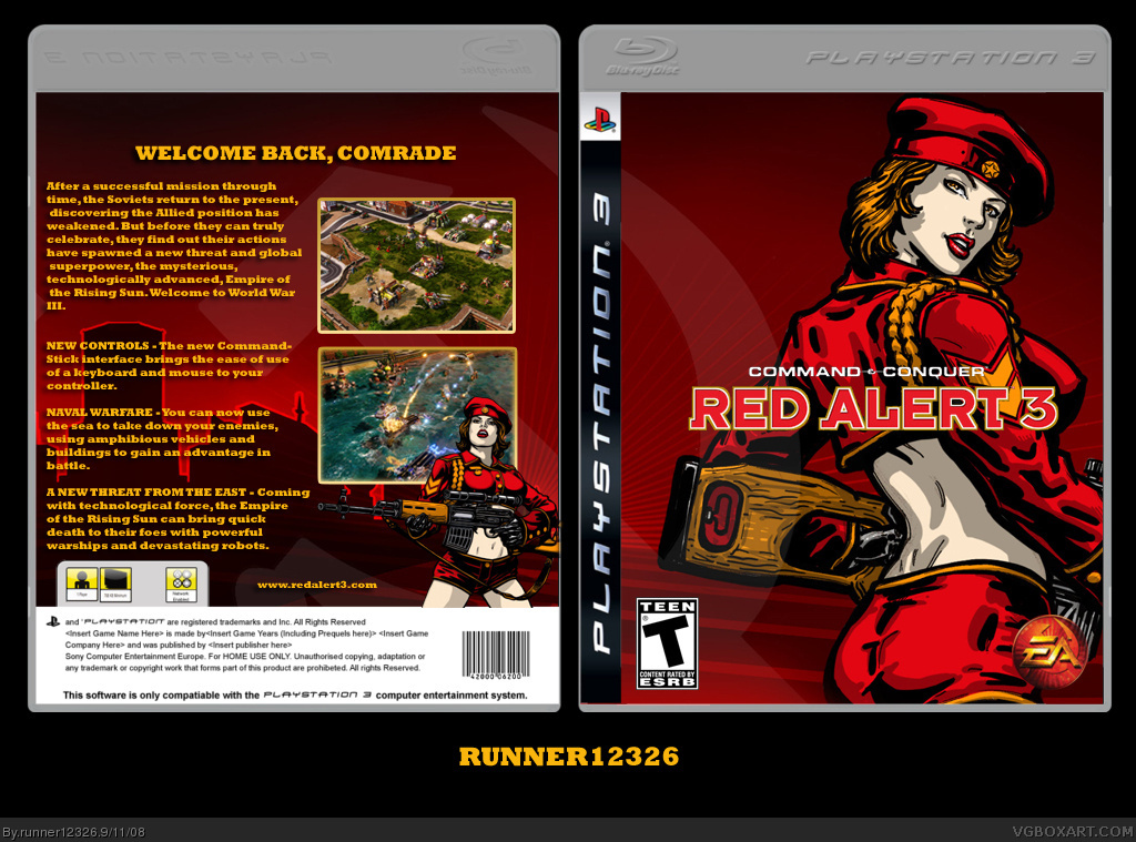 Command and Conquer: Red Alert 3 box cover