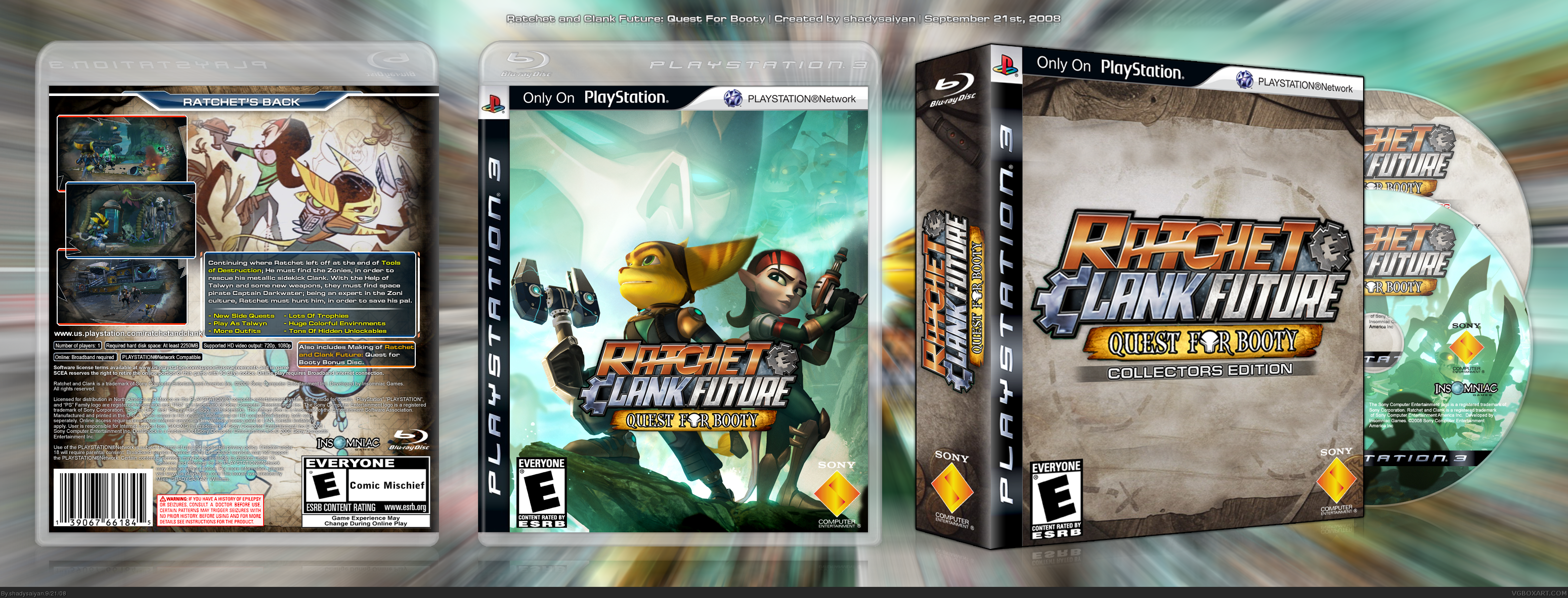 Ratchet and Clank Future: Quest for Booty box cover