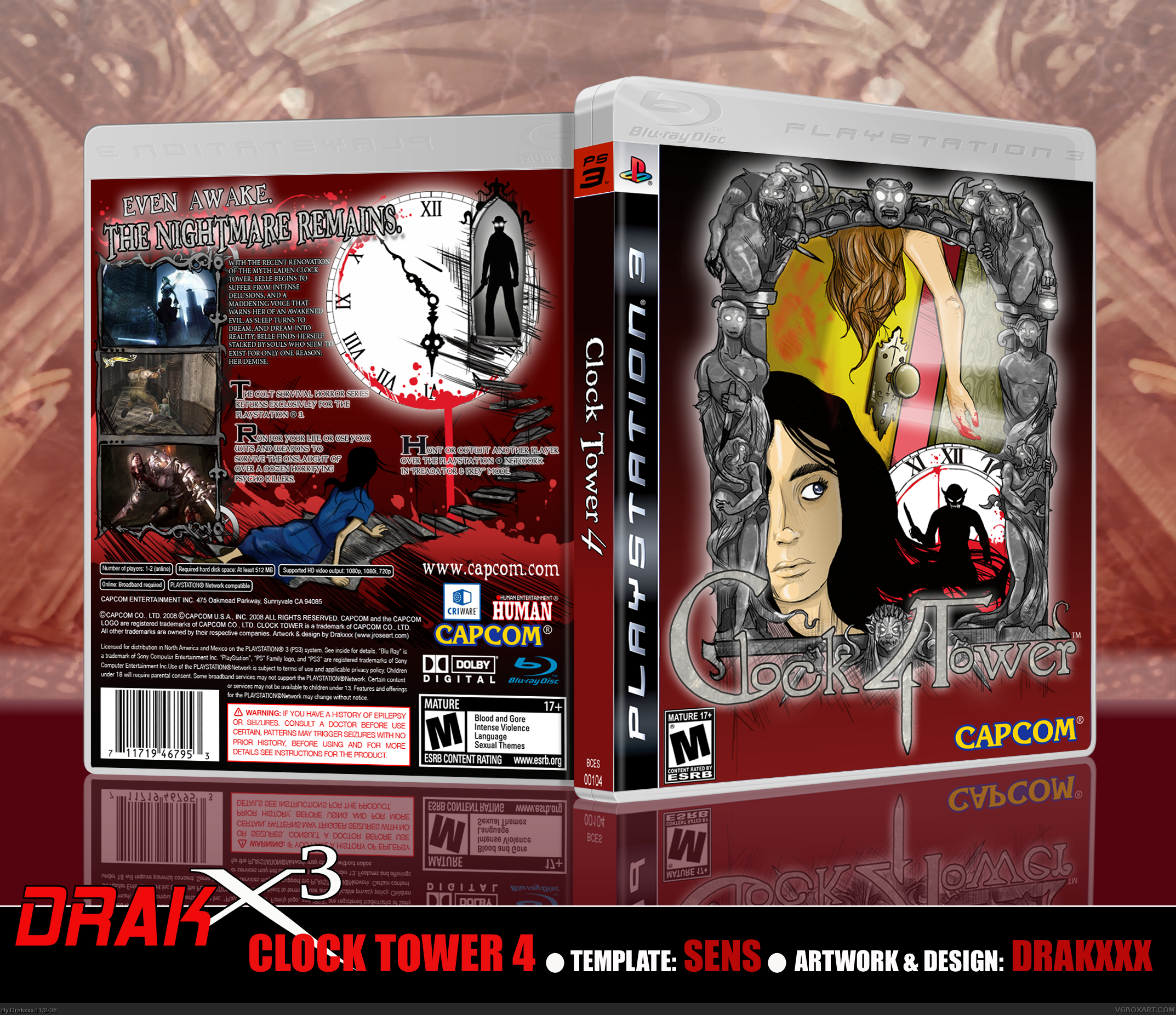 Clock Tower 4 box cover