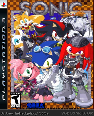 Sonic the hedgehog special edition box art cover