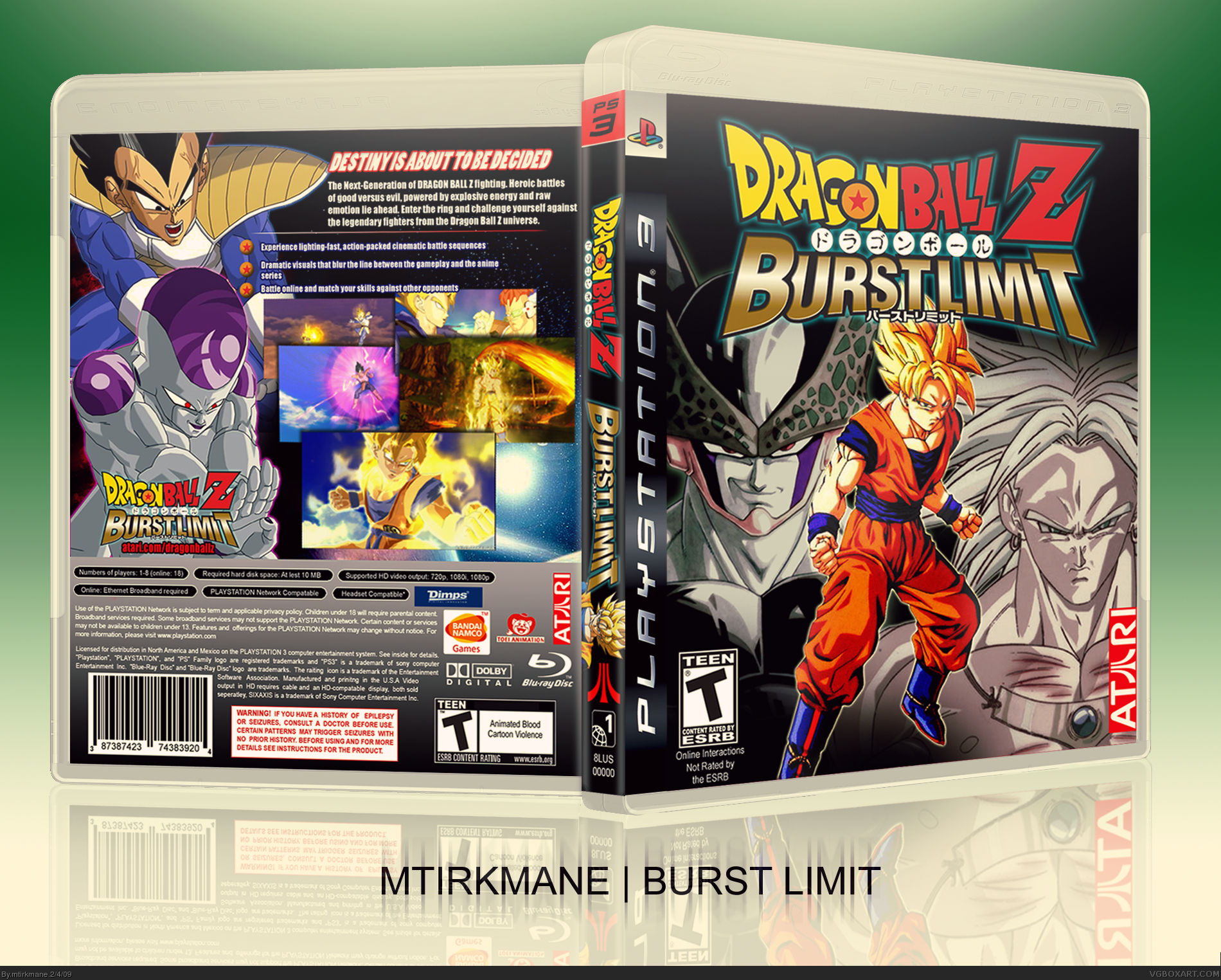 DragonBall Z : Burst Limit box cover