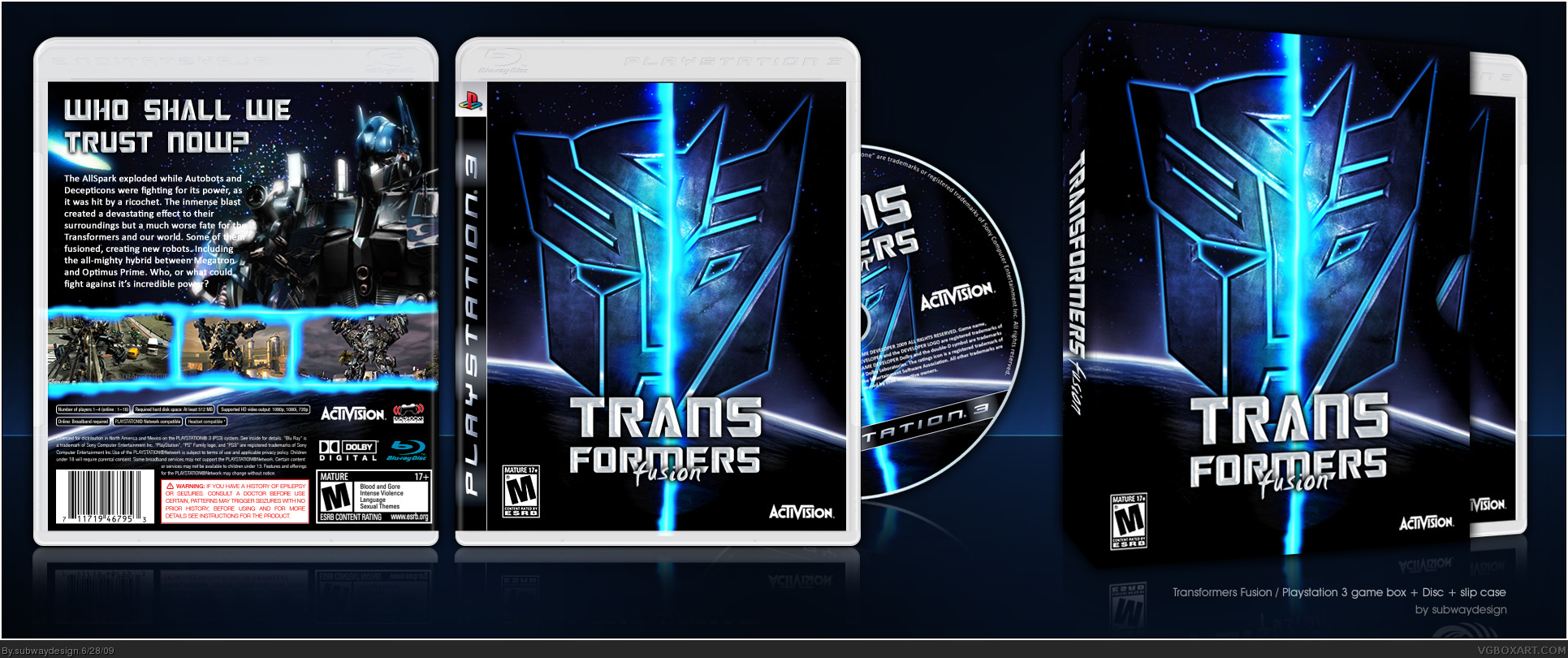 Transformers: Fusion box cover
