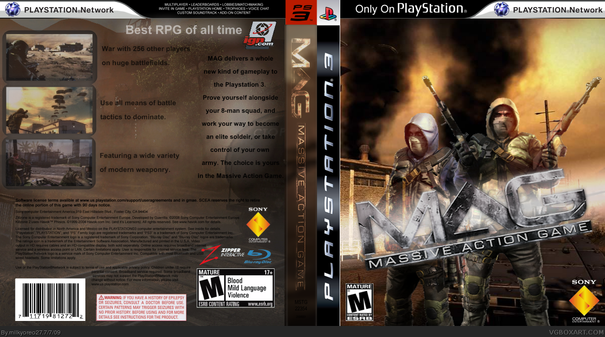 MAG - Massive Action Game box cover