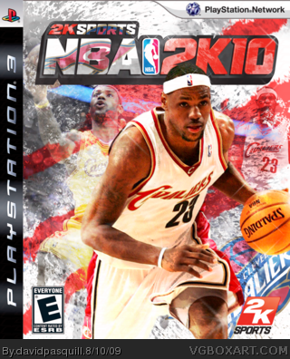 NBA 2K10 box art cover
