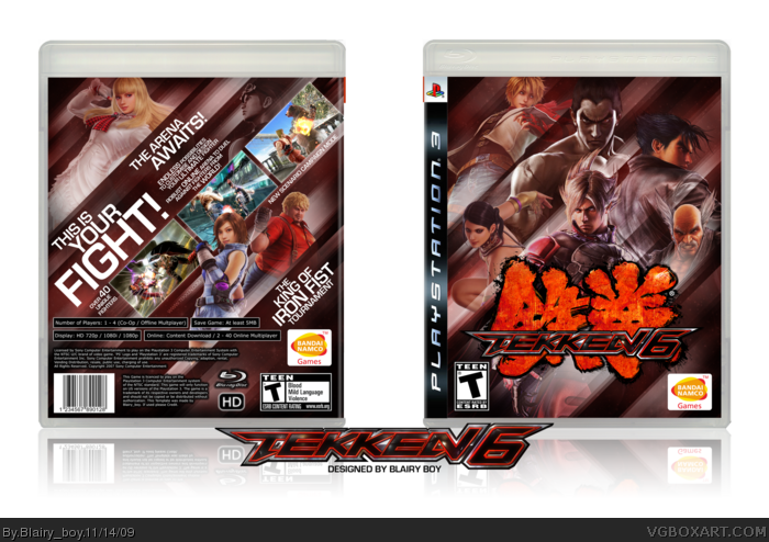 Tekken 6 box art cover