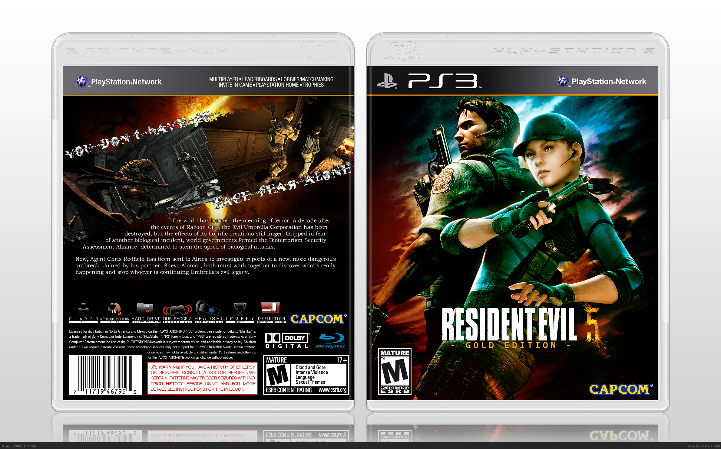 Resident Evil 5 Gold Edition box cover