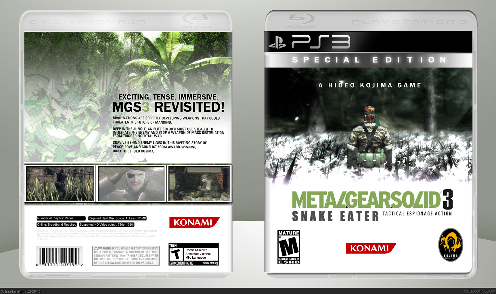 Metal Gear Solid 3: Snake Eater - Special Edition box cover