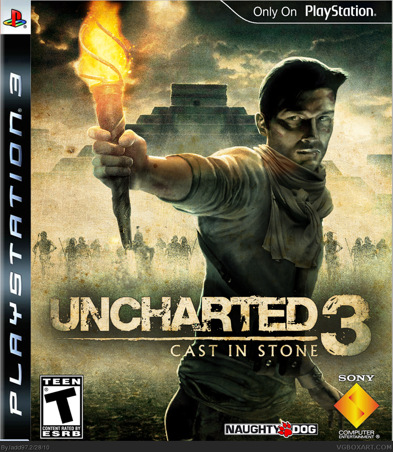 Uncharted 3: Cast In Stone box cover