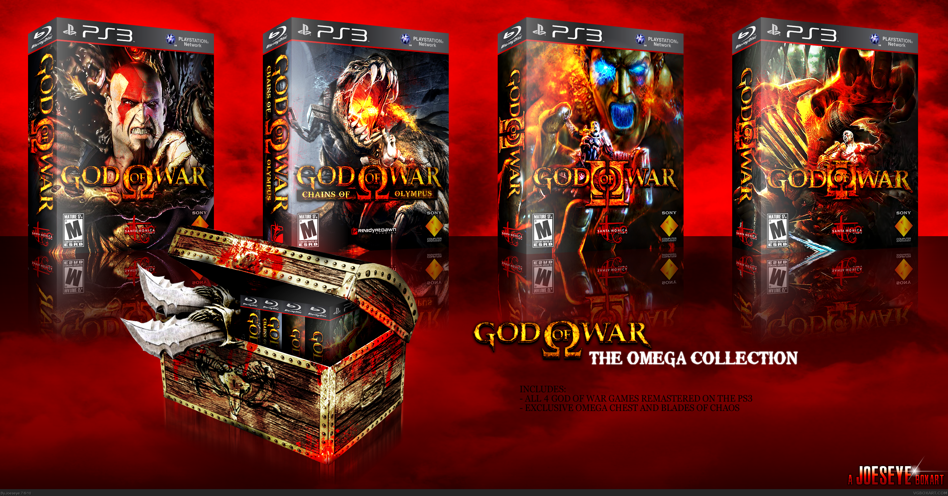 God of War: The Omega Collection box cover