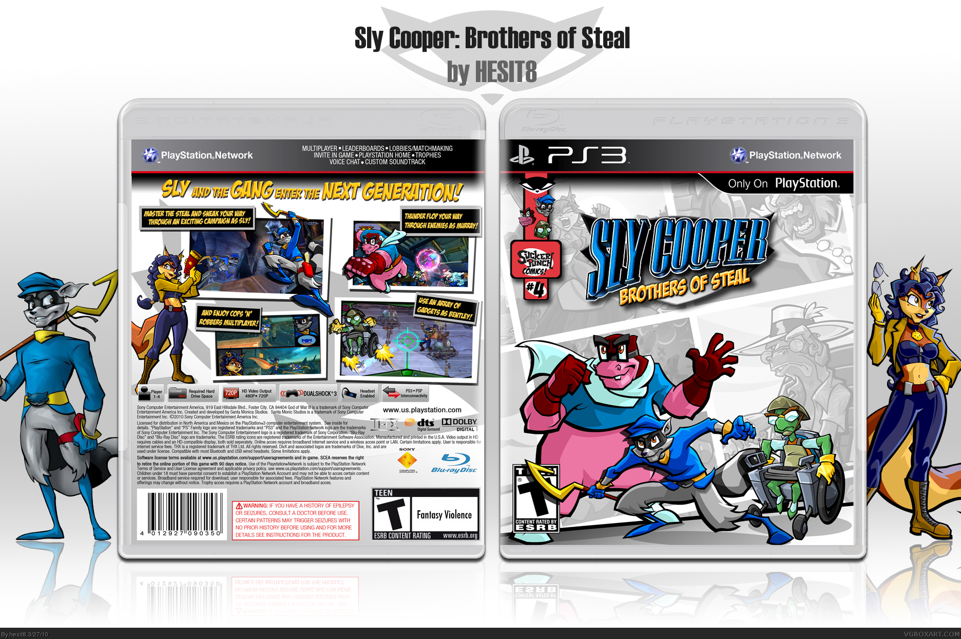 Sly Cooper: Brothers of Steal box cover
