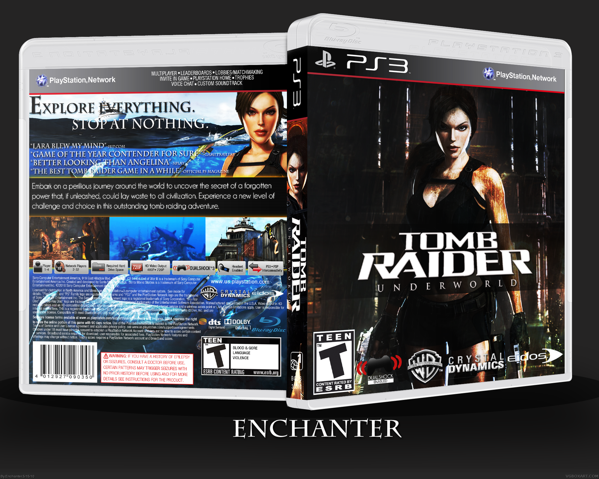 Tomb Raider: Underworld box cover