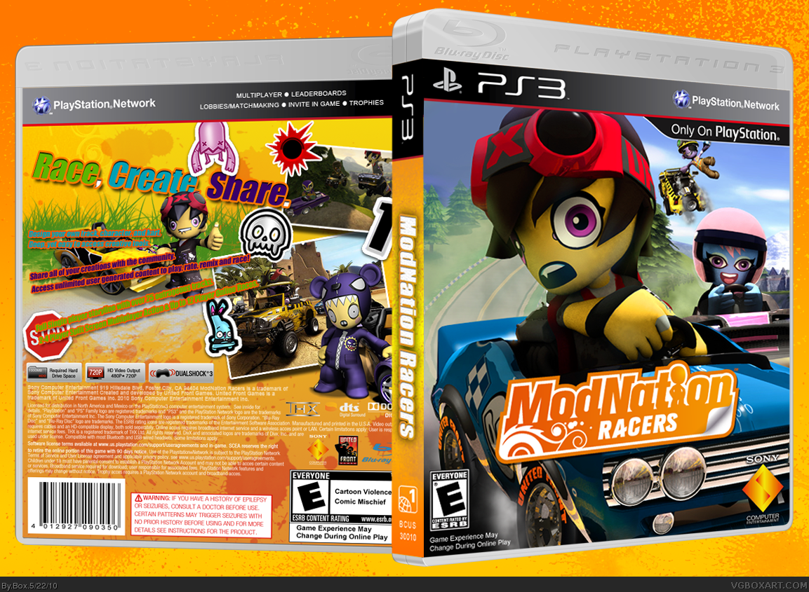 ModNation Racers box cover