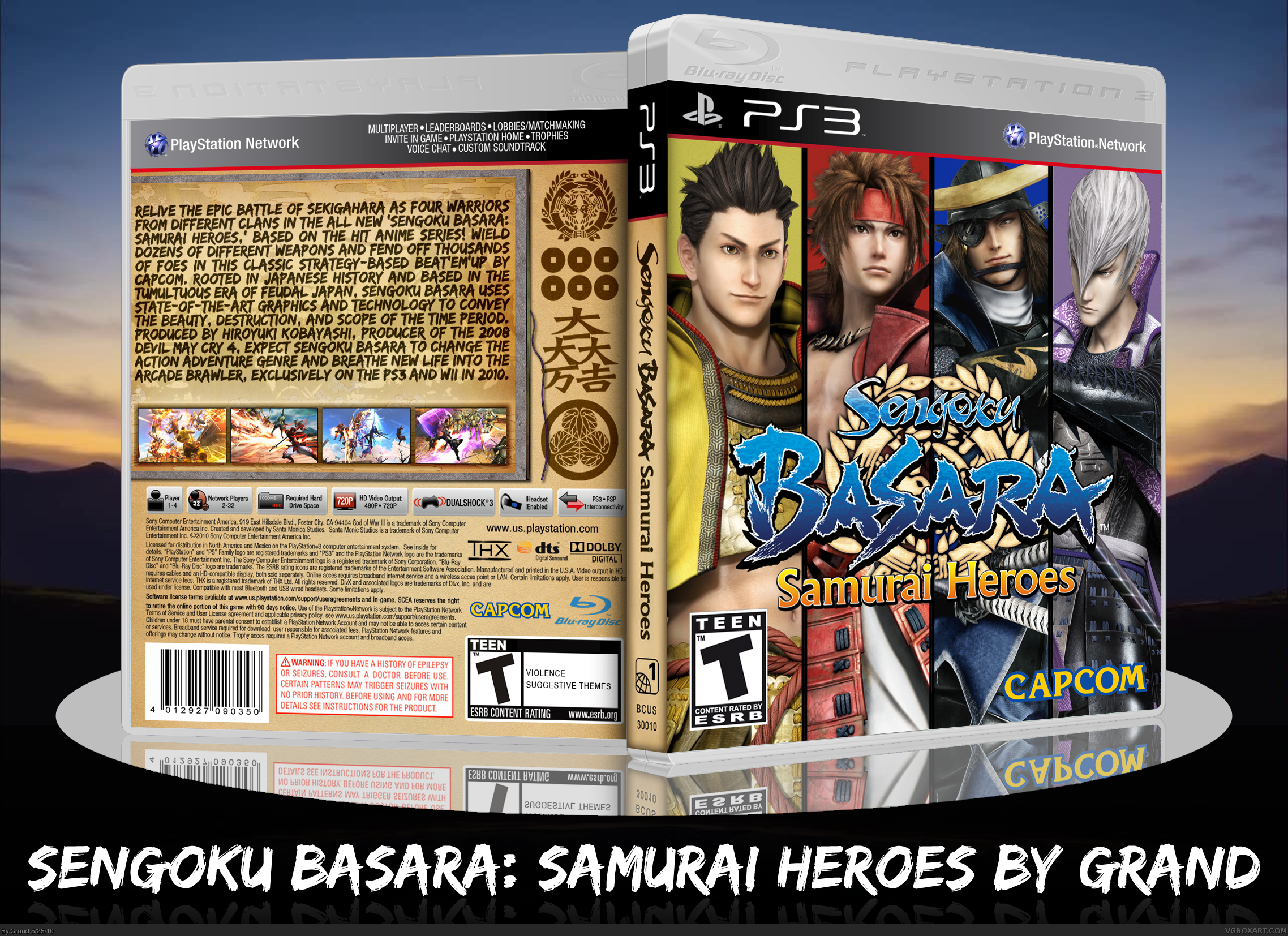 Sengoku Basara: Samurai Heroes box cover